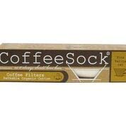 CoffeeSock Reusable Coffee Filters - Kalita Wave 185 (2 Filters) - Organic Natural Cotton Coffee...