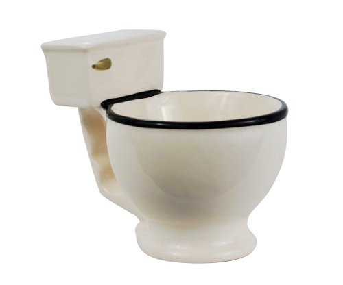 Fairly Odd Novelties Ceramic Toilet Coffee Mug, 12 fluid ounces