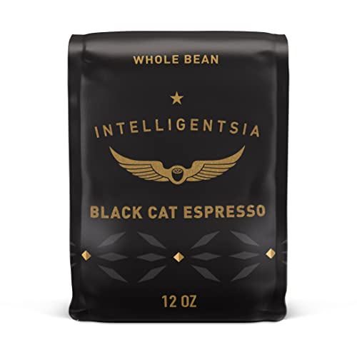 Intelligentsia Coffee, Medium Roast Whole Bean Coffee - Black Cat Espresso 12 Ounce Bag with Flavor...