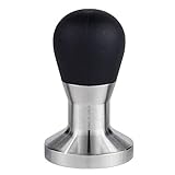 Rattleware Stainless Steel Round Tamper - Premium Ergonomic Grip, Perfect for Espresso Machines,...
