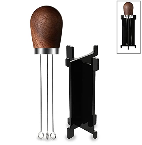 Kingmil MEKINMIL Espresso Coffee Stirrer - 58mm and 51mm Stainless Steel Hand Tampers with Holder