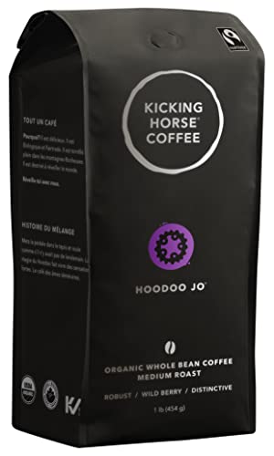 Kicking Horse Coffee, Hoodoo Jo, Whole Bean Coffee, 1 lb