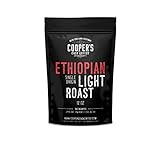 Ethiopian Bold Light Roast Grade 1, Ground Coffee, Natural Dry Processed Single Origin, Intense...