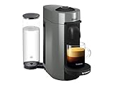 Nespresso VertuoPlus Coffee and Espresso Machine by De'Longhi with Milk Frother, Grey, 5.6 x 16.2 x...