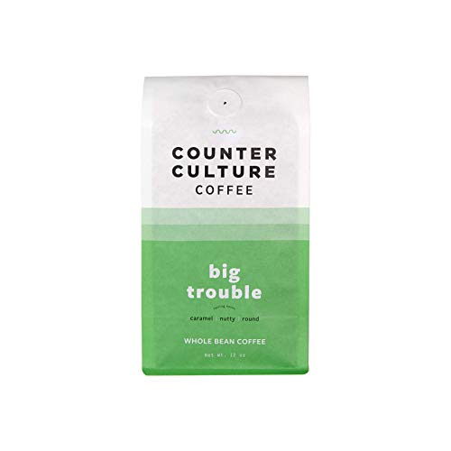 Counter Culture Coffee Big Trouble - Medium Roast, Sustainably Farmed, Kosher, Whole-Bean Coffee,...