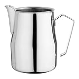 Motta Stainless Steel Frothing Pitcher with Europa Rounded Spout, 8.5 oz.