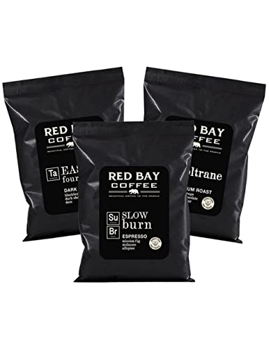 Whole Coffee Beans - Red Bay Combo 3-Pack Gift Collection | Gourmet Medium Roast Whole Bean Coffee...