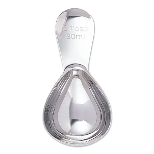 RSVP International Coffee Scoop Collection, 2-Tablespoon, Compact, Stainless Steel