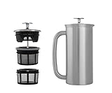 ESPRO - P7 French Press - Double Walled Stainless Steel Insulated Coffee and Tea Maker with...