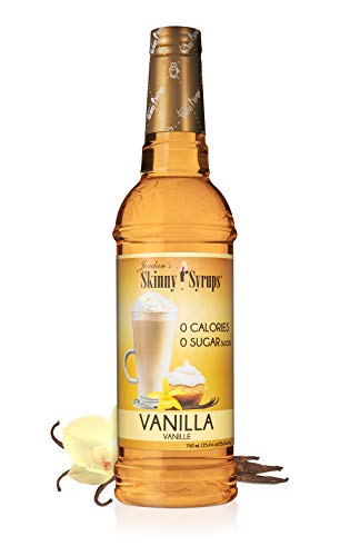 Jordan's Skinny Syrups Sugar Free Coffee Syrup, Vanilla Flavor Drink Mix, Zero Calorie Flavoring for...