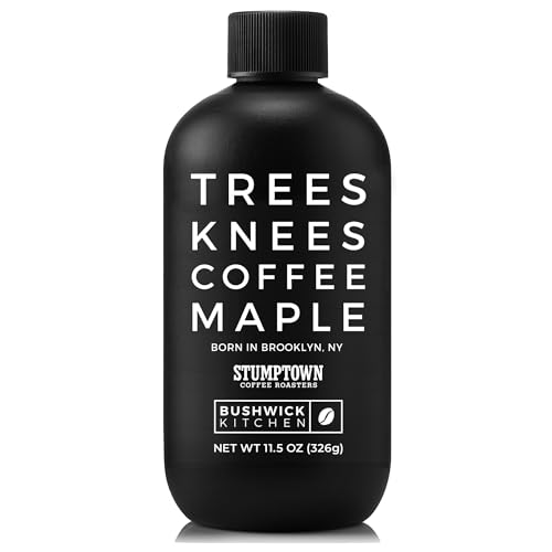 Trees Knees Coffee Maple, Organic Maple Syrup Infused with Stumptown Coffee | 11.5 Ounce Bottle |...