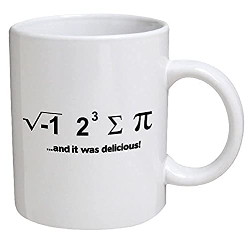 Funny Mug - I Ate Some Pie… And It Was Delicious. Math Geek - 11 OZ Coffee Mugs - Funny...