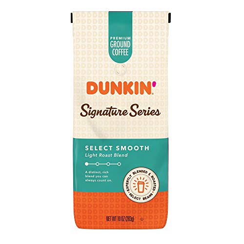 Dunkin' Donuts Dunkin' Donuts Signature Series Select Smooth Light Roast Blend Ground Coffee, Light...