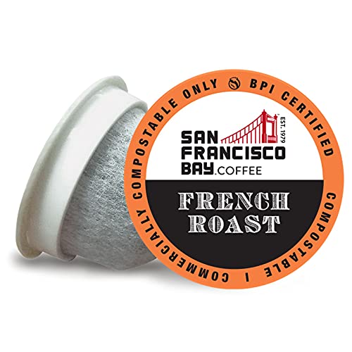 San Francisco Bay Compostable Coffee Pods - French Roast (36 Ct) K Cup Compatible including Keurig...