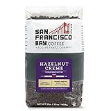 San Francisco Bay Whole Bean Coffee - Hazelnut Crème (2lb Bag), Flavored, Medium Roast