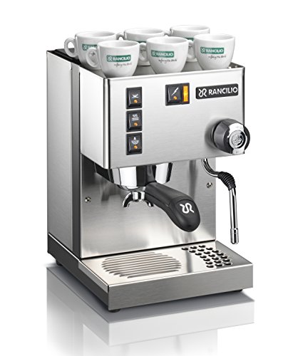 Rancilio Silvia Espresso Machinet,0.3 liters, with Iron Frame and Stainless Steel Side Panels, 11.4...