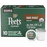 Peet's Coffee, Dark Roast K-Cup Pods for Keurig Brewers - Organic Alma de la Tierra, USDA Organic 10...