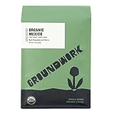 Groundwork Organic Single Origin Whole Bean Light Roast coffee, Mexico, 12 oz Bag