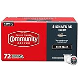 Community Coffee Signature Blend 72 Count Coffee Pods, Dark Roast, Compatible with Keurig 2.0 K-Cup...