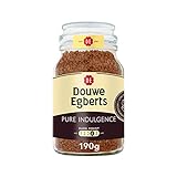 Douwe Egberts Pure Indulgence Instant Coffee in Jar, Dark Roast, 6.7-Ounce, 190 gram