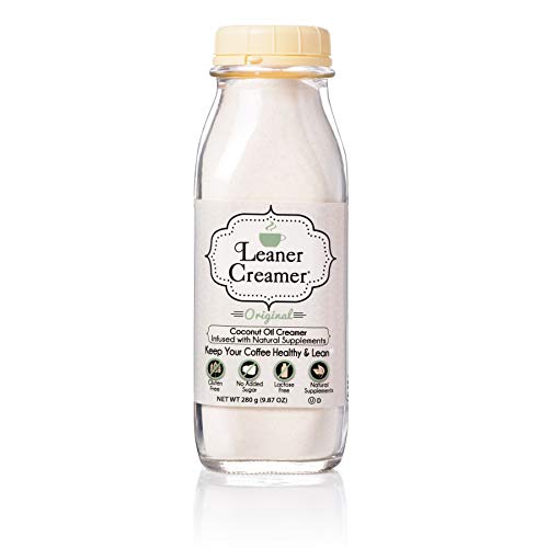 Leaner Creamer: Natural Coconut Oil Based Coffee Creamer - Original (280 Bottle)