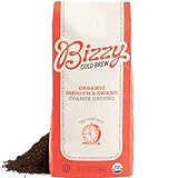 Bizzy Organic Cold Brew Coffee | Smooth & Sweet Blend | Coarse Ground Coffee | Micro Sifted |...