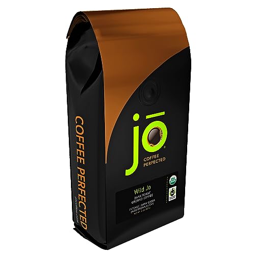 WILD JO: 2 lb, Dark French Roast Organic Coffee, Ground Coffee, Bold Strong Rich Wicked Good Coffee!...