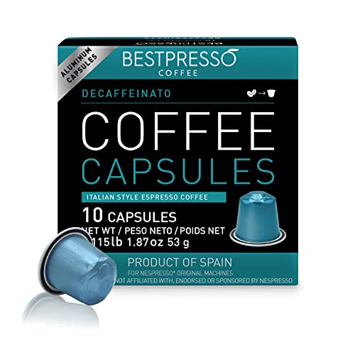 Bestpresso Coffee for Nespresso Original Machine 120 Aluminum pods Certified Genuine Espresso...