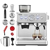 Gevi Espresso Machines with Grinder-20 Bar Dual Boiler Automatic Coffee Machine with Milk Frother...