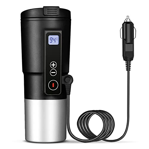 Smart Mug Car Bottle Warmer Heated Travel Mug Temperature Control Coffee Cup EAST MOUNT Electric...