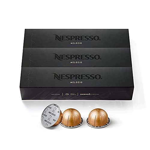 Nespresso Capsules VertuoLine, Melozio, Medium Roast Coffee, Coffee Pods, Brews 7.77 Fl Ounce...