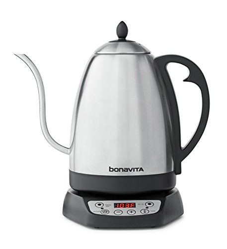 Bonavita 1.7L Variable Temperature Kettle Featuring Gooseneck Spout, BV382518V