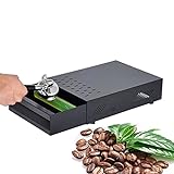Wiyos Espresso Coffee Knock Box Drawer Stainless Steel Large Size High Bearing Capacity For Home and...