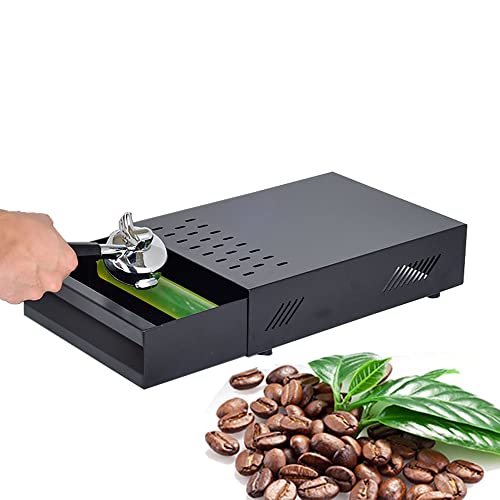 Wiyos Espresso Coffee Knock Box Drawer Stainless Steel Large Size High Bearing Capacity For Home and...