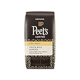 Peet's Coffee Costa Rica Aurora Bag Ground Light Roast, 12 oz