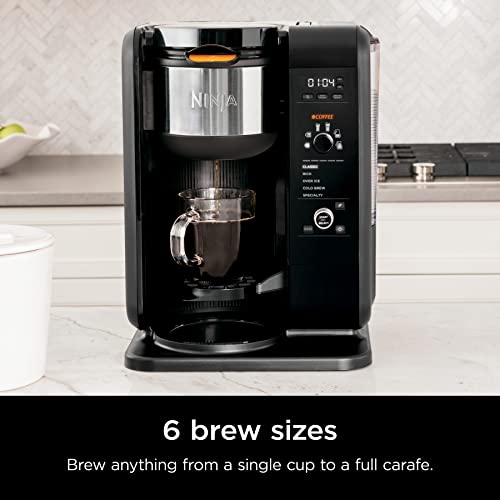 Ninja CP307 Hot and Cold Brewed System, Tea & Coffee Maker, with Auto-iQ, 6 Sizes, 5 Styles, 5 Tea...