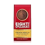 Eight O'Clock Coffee French Vanilla, 11 Ounce (Pack of 6) Medium Roast Flavored Ground Coffee, 100%...