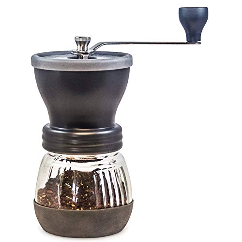 Khaw-Fee HG1B Manual Coffee Grinder with Conical Ceramic Burr - Hand Ground Coffee Beans Taste Best,...