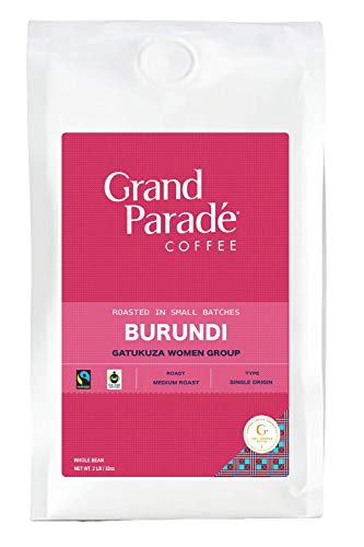 Grand Parade Coffee, Burundi Kayanza Medium Roast, Whole Bean, Fresh Roasted - Gourmet Arabica...