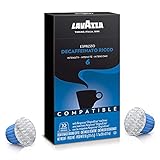 Lavazza Decaffeinato Ricco Espresso Dark Roast Capsules Compatible with Nespresso Original Machines...