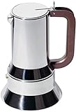 Alessi 9090/M Stovetop Richard Sapper Espresso Maker 10 Cups