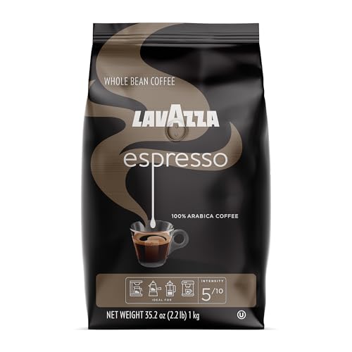 Lavazza Espresso Whole Bean Coffee Blend, Medium Roast, 2.2 Pound Bag (Packaging May Vary) Premium...