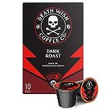 Death Wish Coffee Co., Dark Roast Single-Serve Coffee Pods, 10 Count