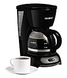 Mr. Coffee 4-Cup Switch Coffee Maker, Black