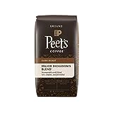 Peet's Coffee Major Dickason's Blend, Dark Roast Whole Bean Coffee, 12 oz