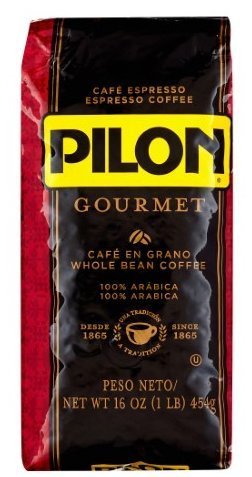 Pilon Gourmet Whole Bean Restaurant Blend Espresso Coffee, 16 Ounce