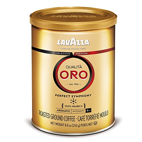 Lavazza Qualita Oro Ground Coffee Blend, Medium Roast, Authentic Italian, Blended And Roasted in...