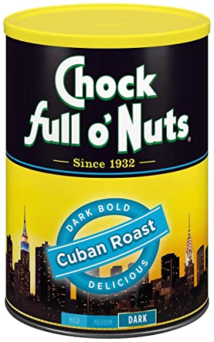 Chock Full o’Nuts Original Roast Ground Coffee, Medium Roast (31.2 Oz. Can) - Arabica Coffee Beans...