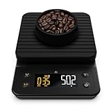 Greater Goods Digital Accurate Coffee Scale for Pour-Over Maker, with Timer for Great French Press...