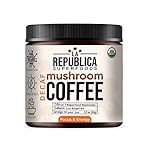 La Republica Organic Decaf Mushroom Coffee with 7 Superfood Mushrooms, Water-Processed Instant...